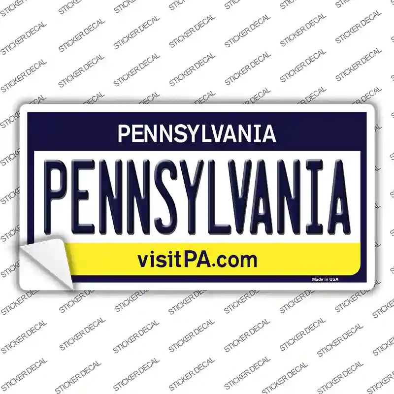 LP-6046s-XL Pennsylvania State Novelty Sticker Decal - Extra Large
