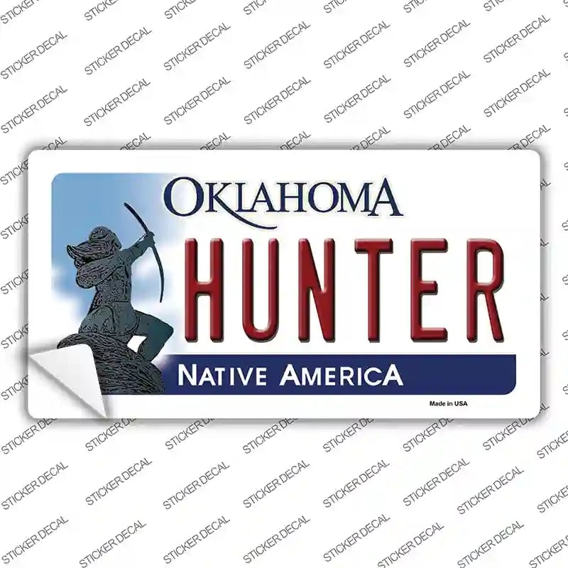 LP-6226s-L Hunter Oklahoma Novelty Sticker Decal - Large