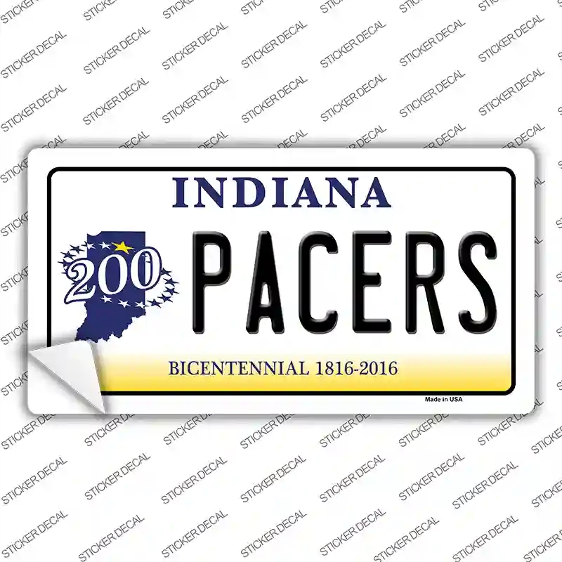 LP-6365s-XL Pacers Indiana Novelty Sticker Decal - Extra Large