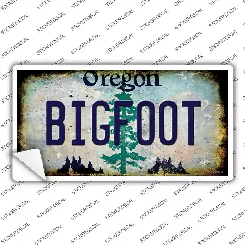 LP-12484s-S Bigfoot Oregon Novelty Sticker Decal - Small