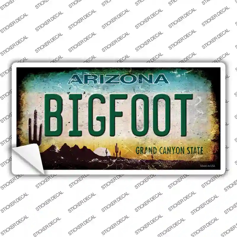 LP-12494s-L Bigfoot Arizona Novelty Sticker Decal - Large