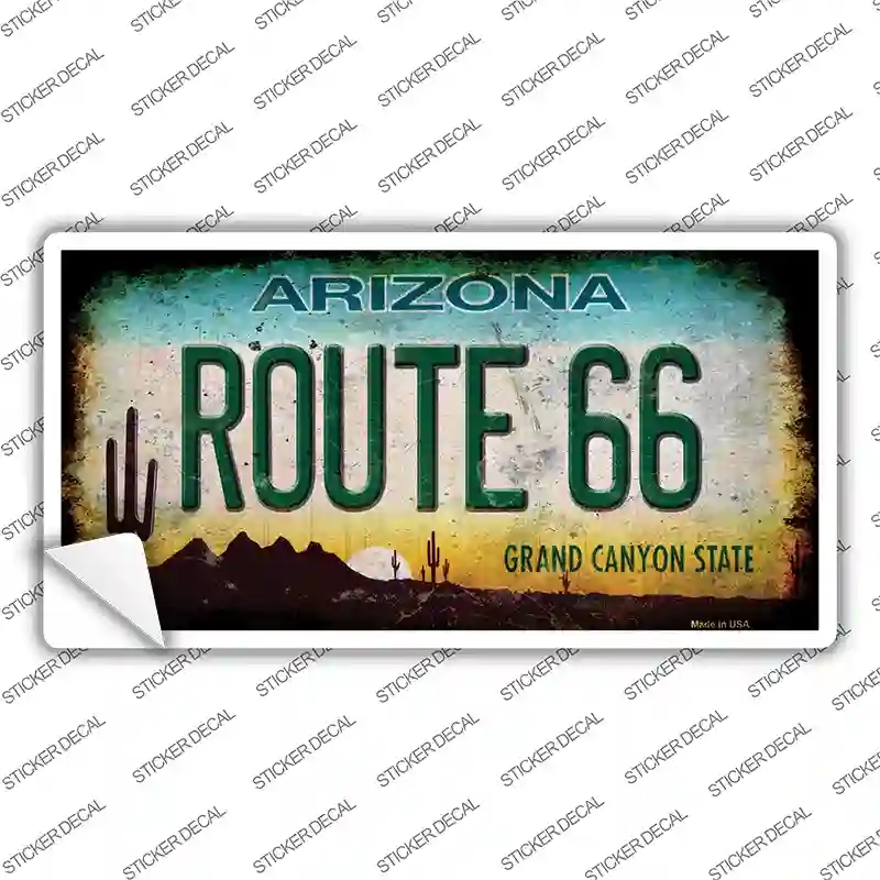 LP-12503s-S Route 66 Arizona Novelty Sticker Decal - Small