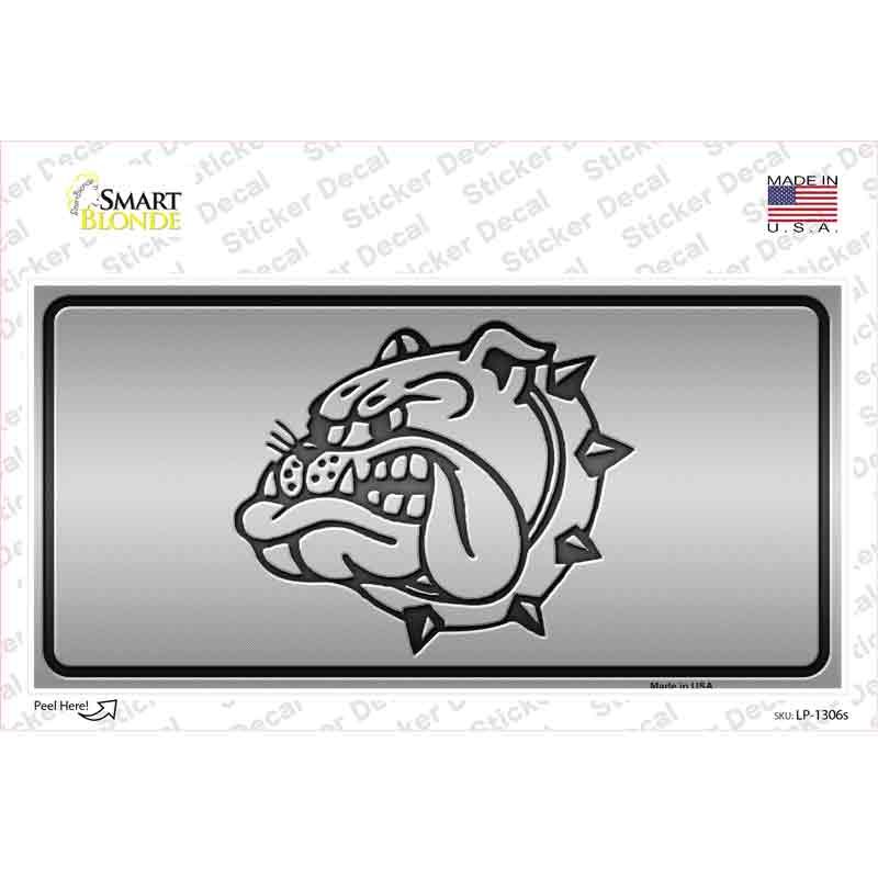 LP-1306s-M Bulldog Novelty Sticker Decal - Medium