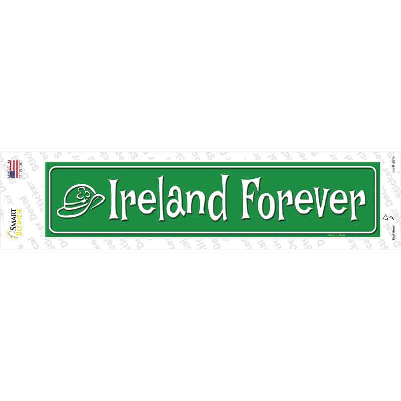 K-361s-M Ireland Forever Novelty Narrow Sticker Decal - Medium