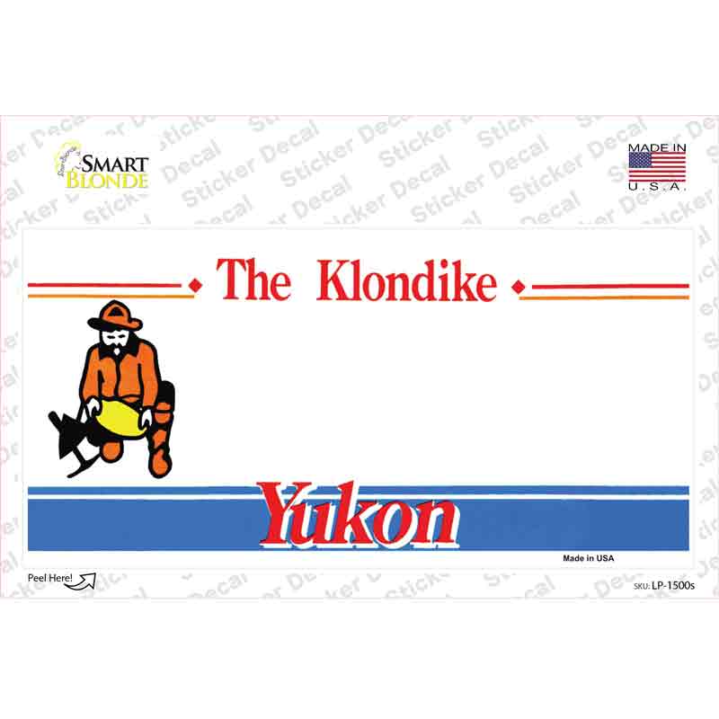 LP-1500s-M Yukon Novelty Sticker Decal - Medium