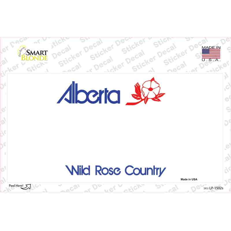 LP-1502s-M Alberta Novelty Sticker Decal - Medium