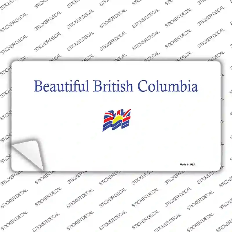 LP-1504s-XL British Columbia Novelty Sticker Decal - Extra Large