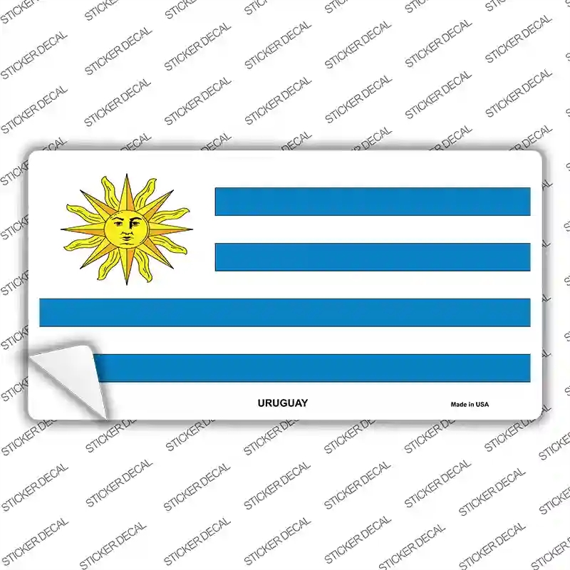 LP-4171s-XL Uruguay Flag Novelty Sticker Decal - Extra Large