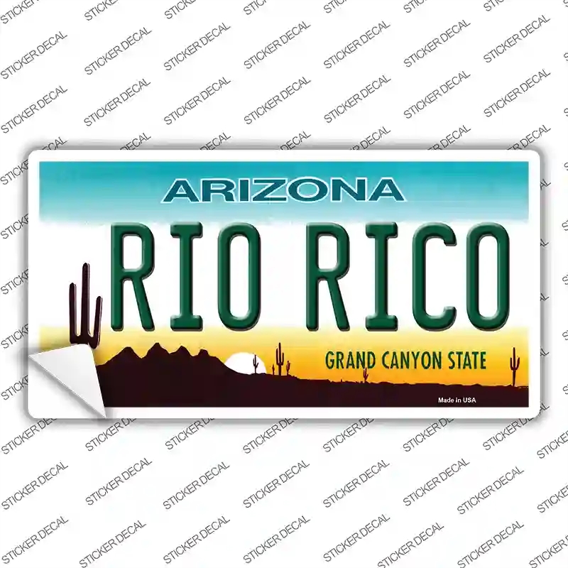 LP-1523s-S Rio Rico Arizona Novelty Sticker Decal - Small