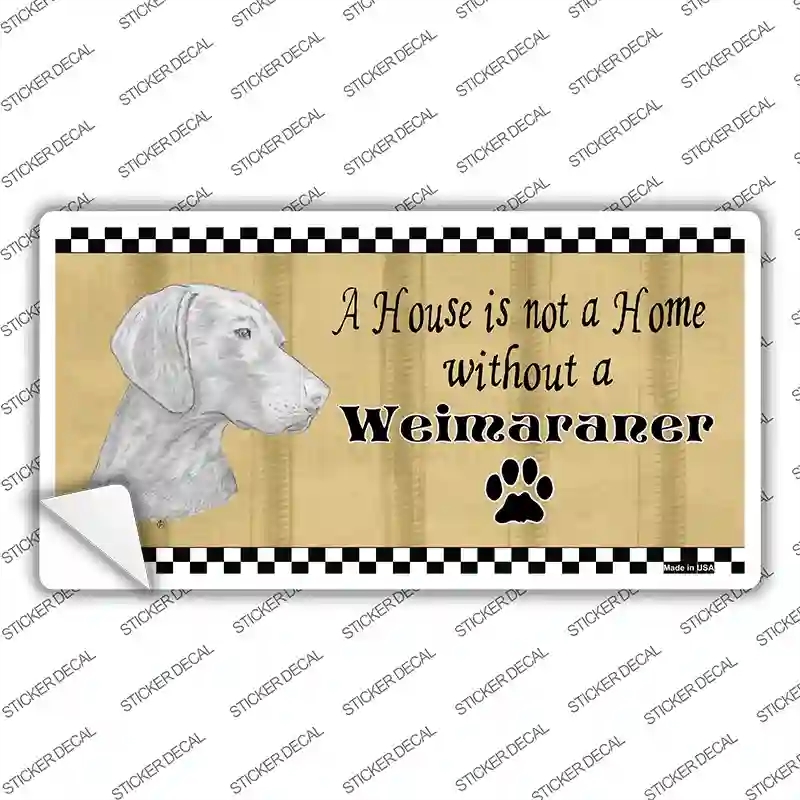 LP-1720s-XL Pencil Sketch Weimaraner Novelty Sticker Decal - Extra Large