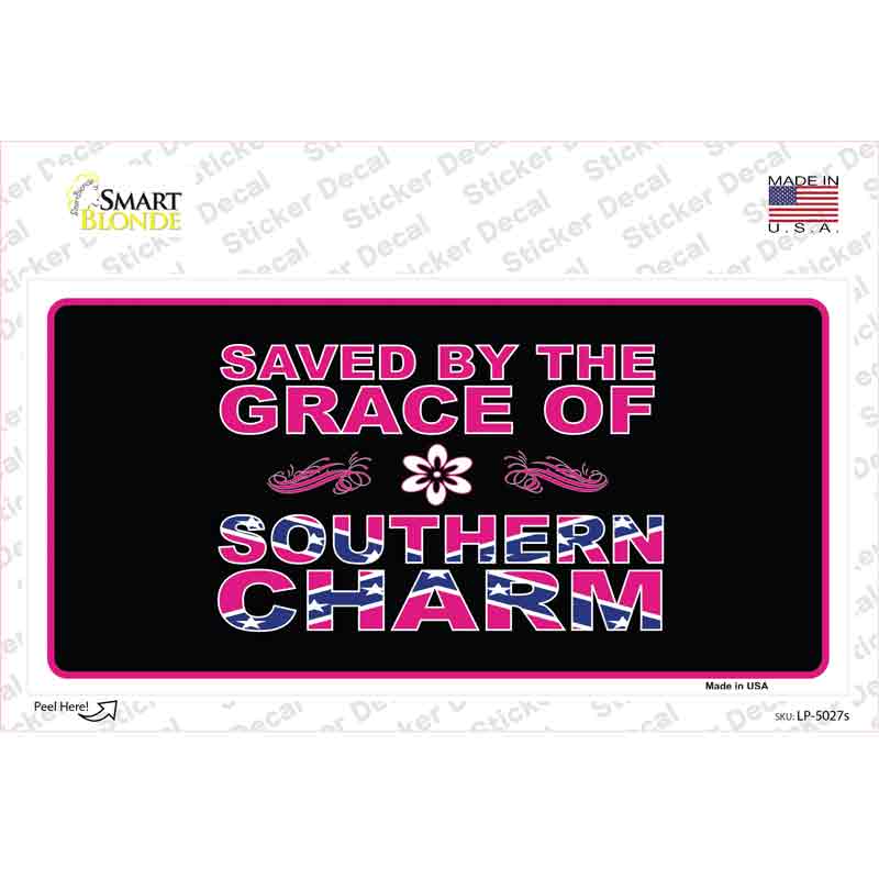 LP-5027s-M Southern Charm Novelty Sticker Decal - Medium