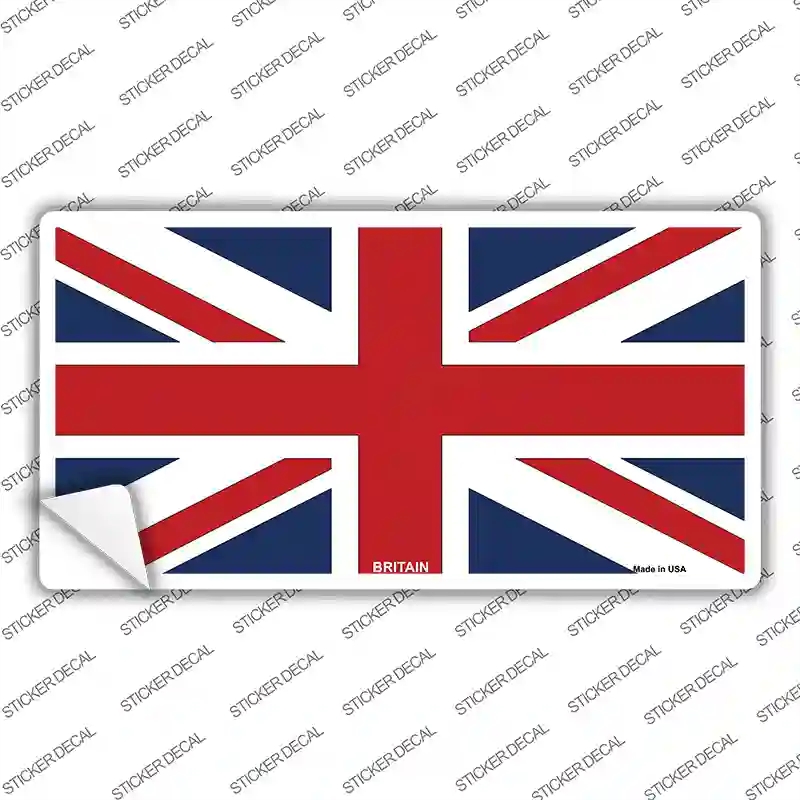 LP-507s-XL Britain Flag Novelty Sticker Decal - Extra Large