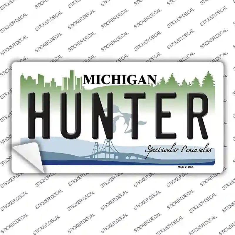 LP-5100s-S Hunter Michigan State Novelty Sticker Decal - Small
