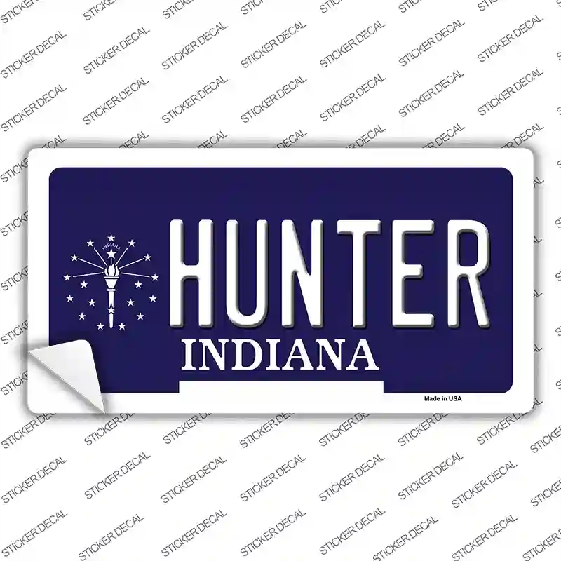 LP-5101s-S Hunter Indiana State Novelty Sticker Decal - Small