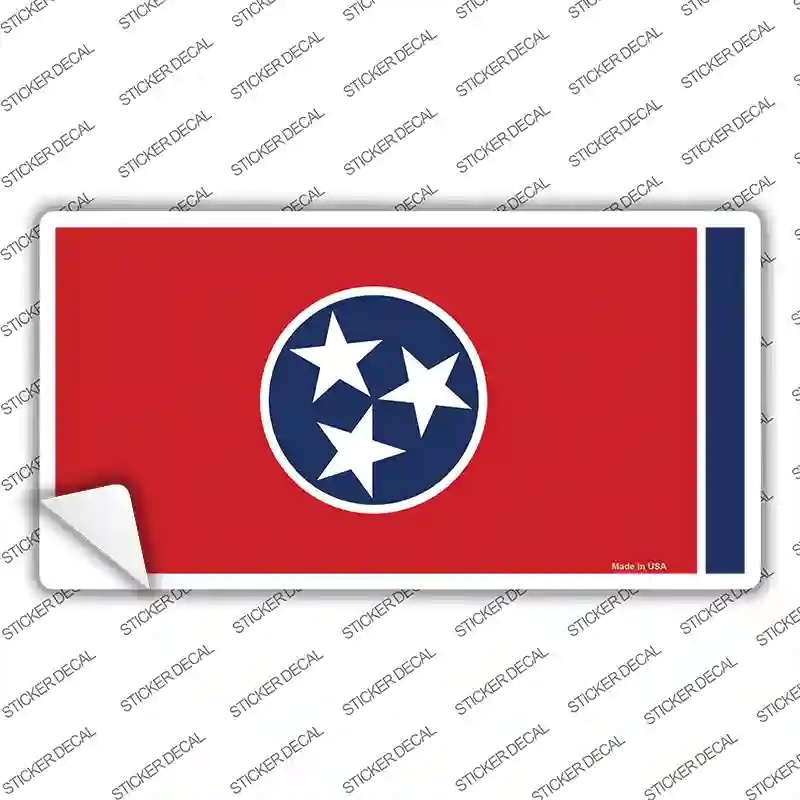 LP-511s-S Tennessee State Flag Novelty Sticker Decal - Small