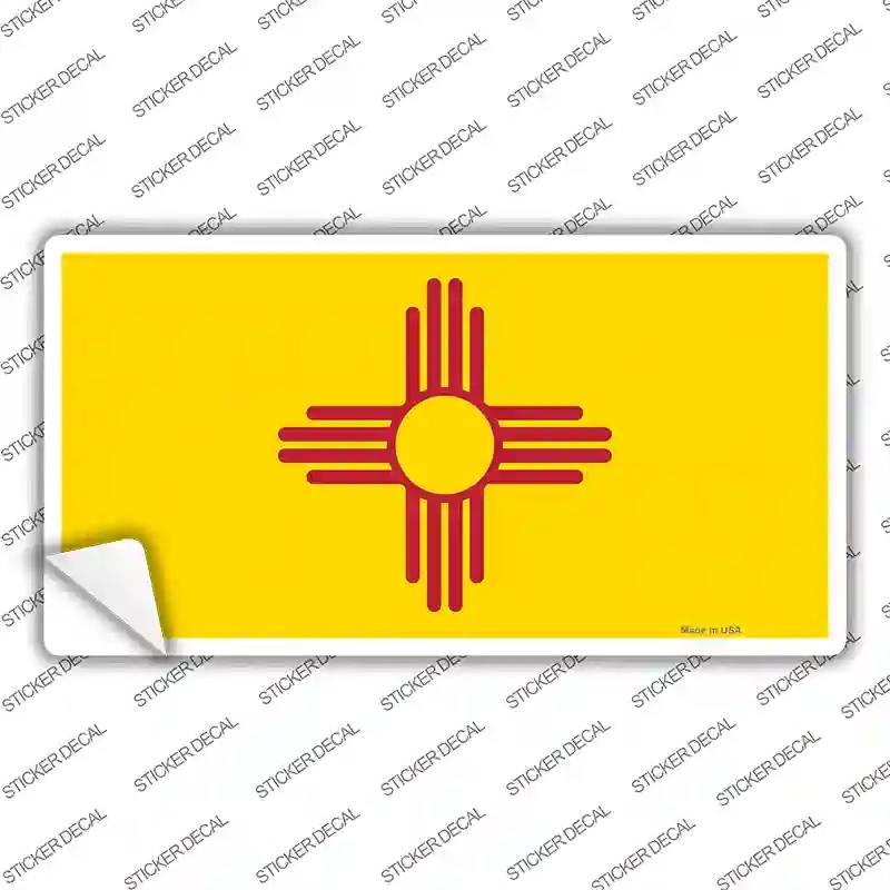 LP-526s-L   Mexico State Flag Novelty Sticker Decal - Large