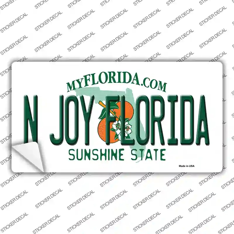 LP-6028s-S N Joy Florida Novelty Sticker Decal - Small