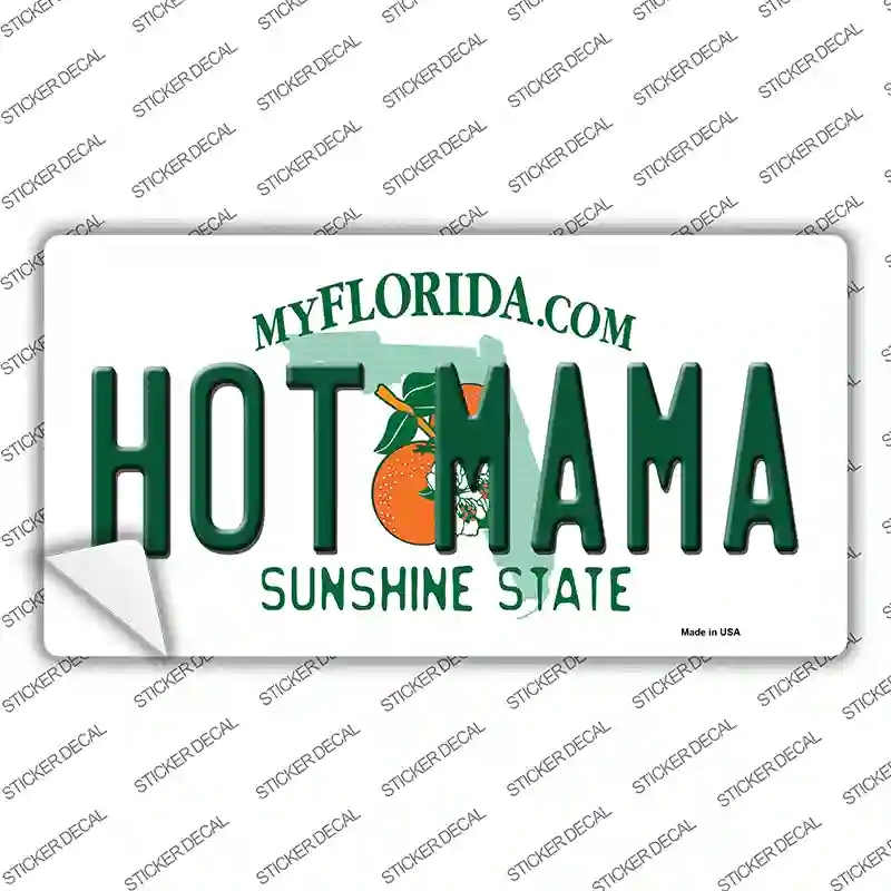 LP-6045s-L Hot Mama Florida Novelty Sticker Decal - Large