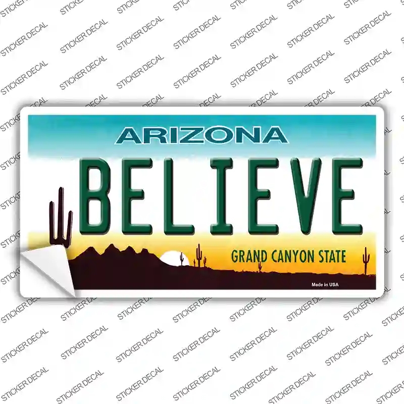 LP-6093s-L Arizona Believe Novelty Sticker Decal - Large