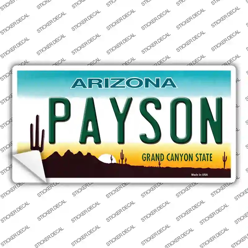 LP-2556s-L Payson Arizona Novelty Sticker Decal - Large