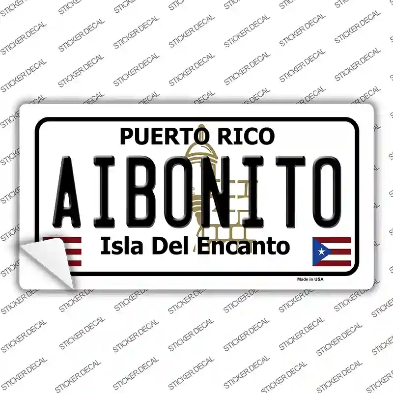 LP-2814s-L Aibonito Puerto Rico Novelty Sticker Decal - Large