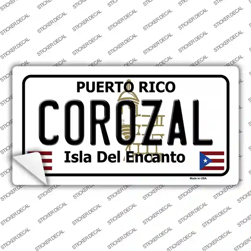 LP-2833s-L Corozal Novelty Sticker Decal - Large