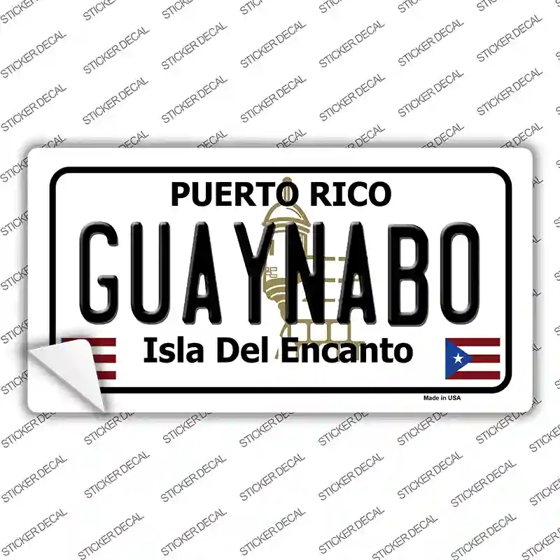 LP-2841s-L Guaynabo Puerto Rico Novelty Sticker Decal - Large