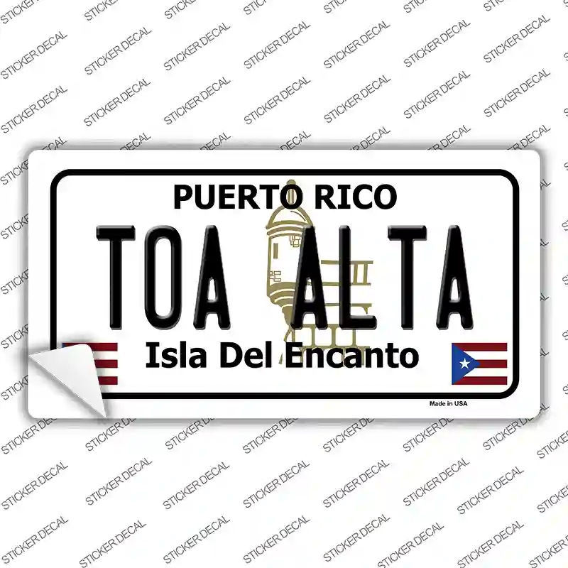 LP-2878s-S Toa Alta Puerto Rico Novelty Sticker Decal - Small