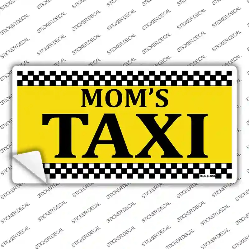LP-337s-S Moms Taxi Novelty Sticker Decal - Small
