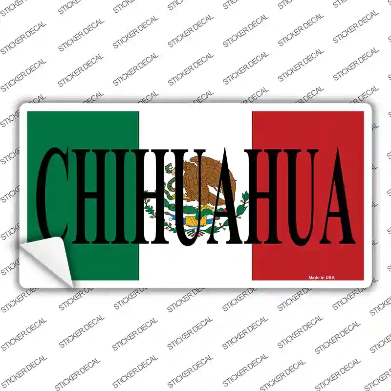 LP-3431s-L Chihuahua Mexico Novelty Sticker Decal - Large