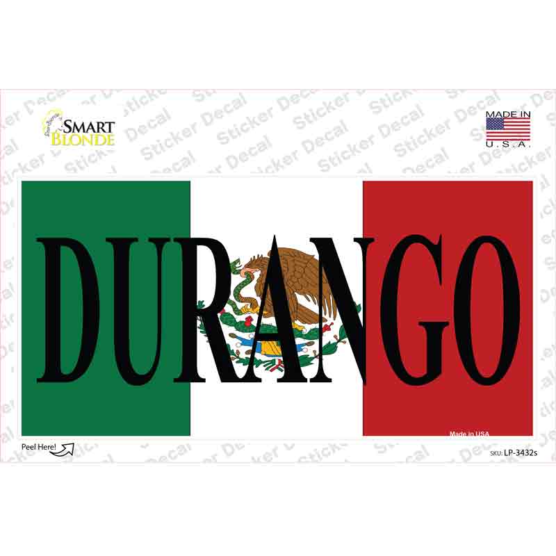 LP-3432s-M Durango Novelty Sticker Decal - Medium