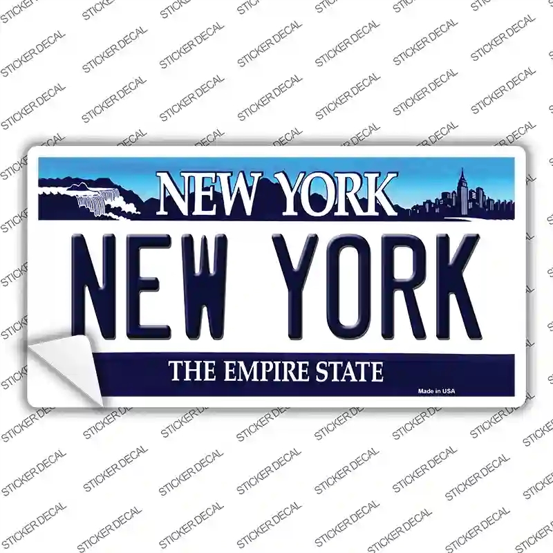 LP-3545s-S   York State Novelty Sticker Decal - Small