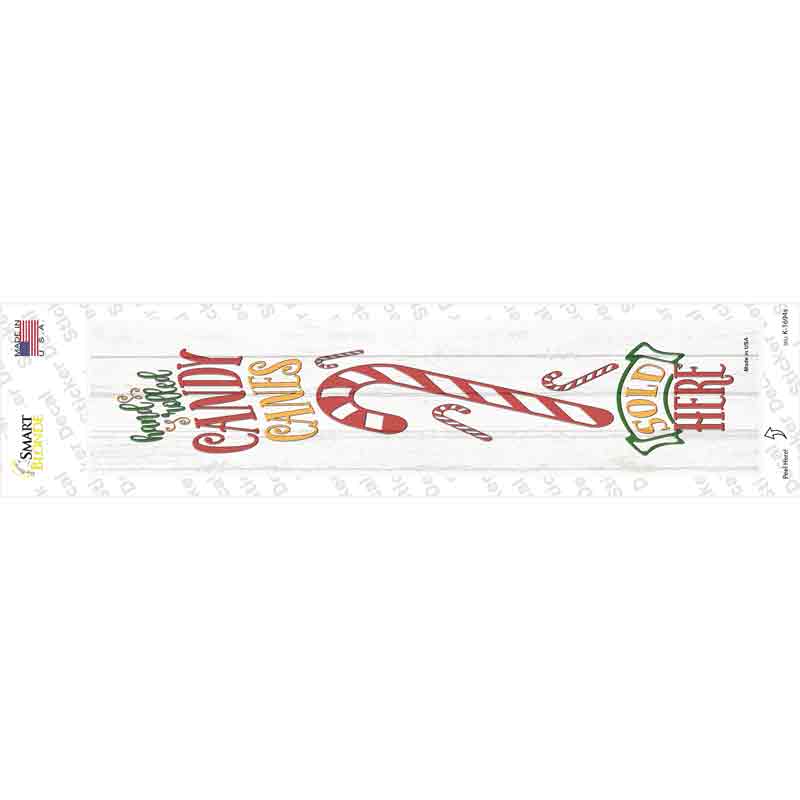 K-1694s-M Candy CaSold Here White Novelty Narrow Sticker Decal - Medium