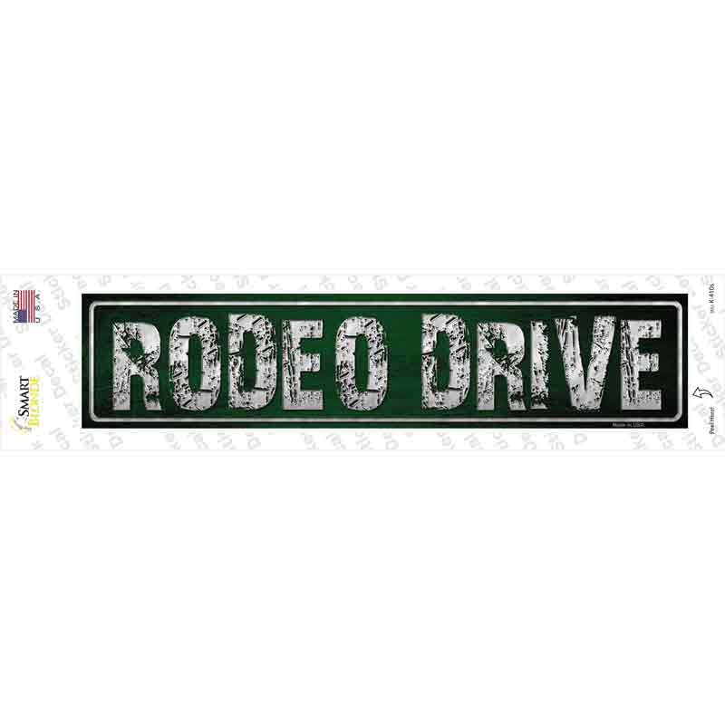 K-410s-M Rodeo Drive Novelty Narrow Sticker Decal - Medium