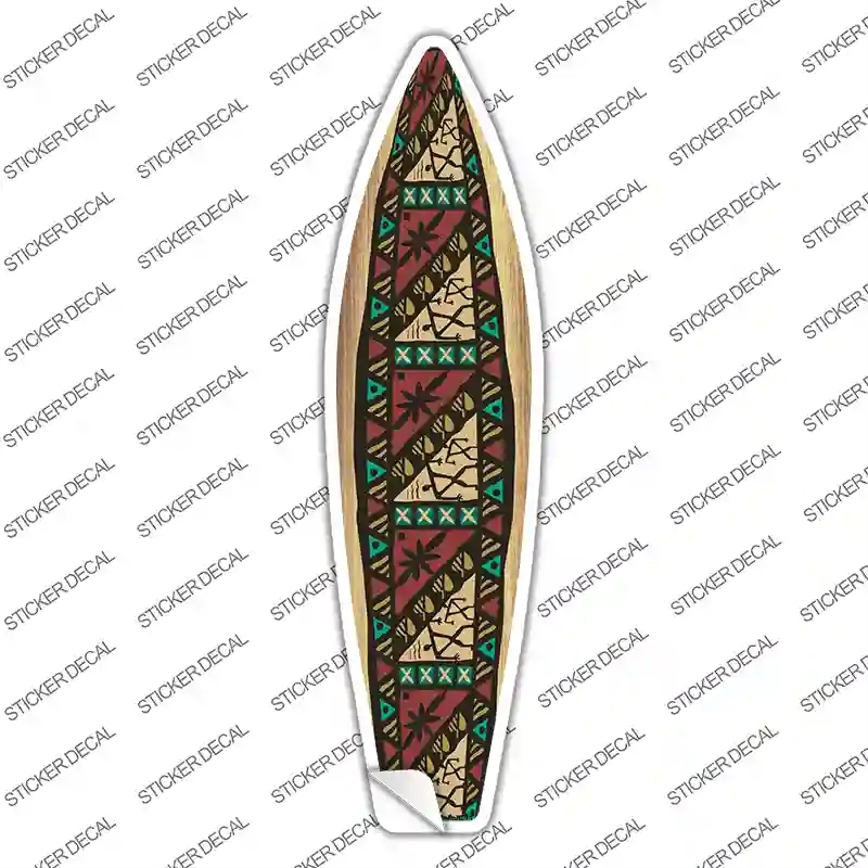 SB-070s-S Tribal Novelty Surfboard Sticker Decal - Small