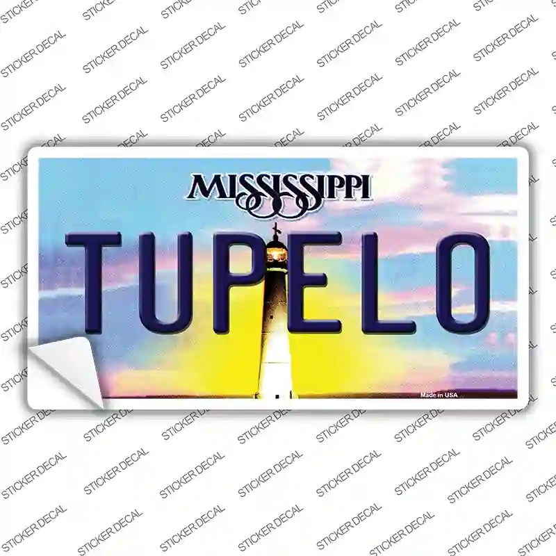 LP-6560s-L Tupelo Mississippi Novelty Sticker Decal - Large