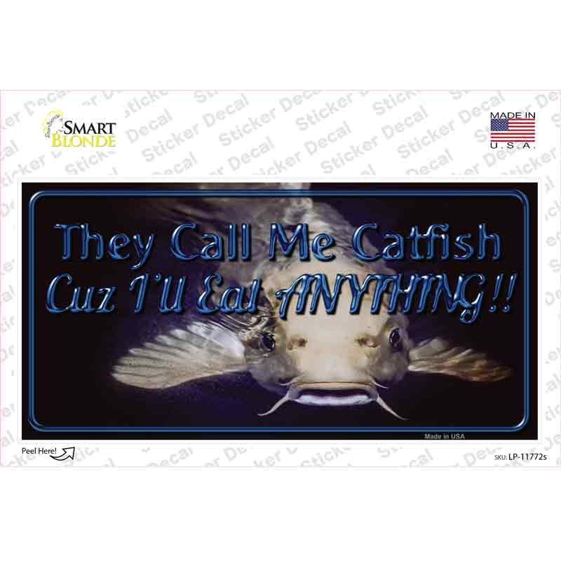 LP-11772s-M They Call Me Catfish Novelty Sticker Decal - Medium