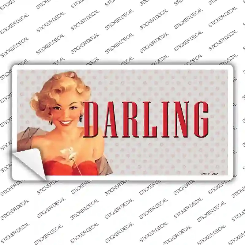 LP-11779s-L Darling Vine Pinup Novelty Sticker Decal - Large