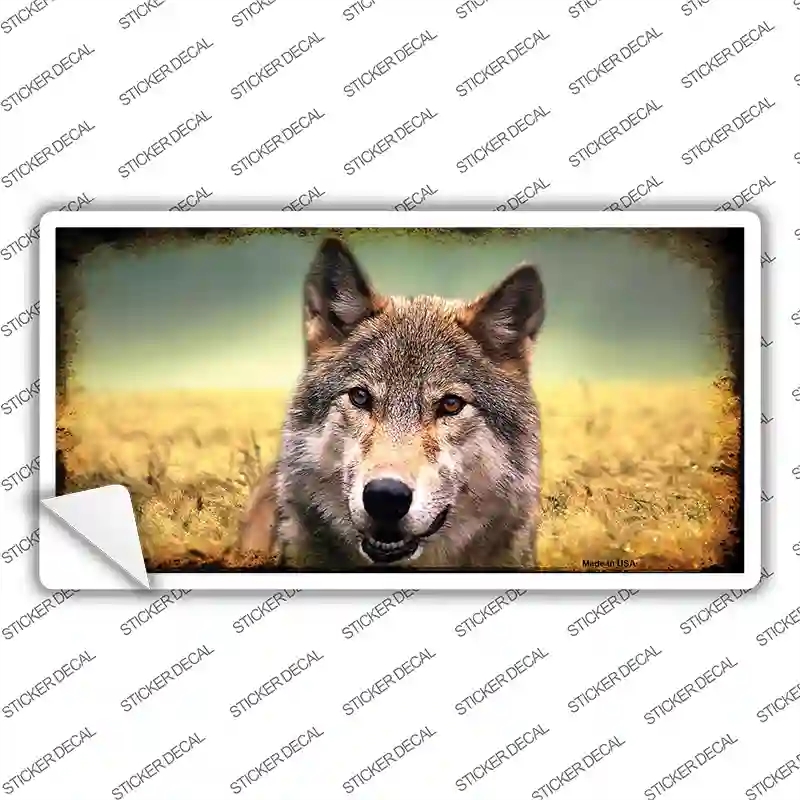 LP-1189s-L Wolf Novelty Sticker Decal - Large