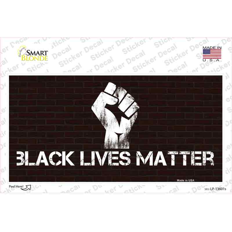 LP-13601s-M Black Lives Matter Brick Novelty Sticker Decal - Medium