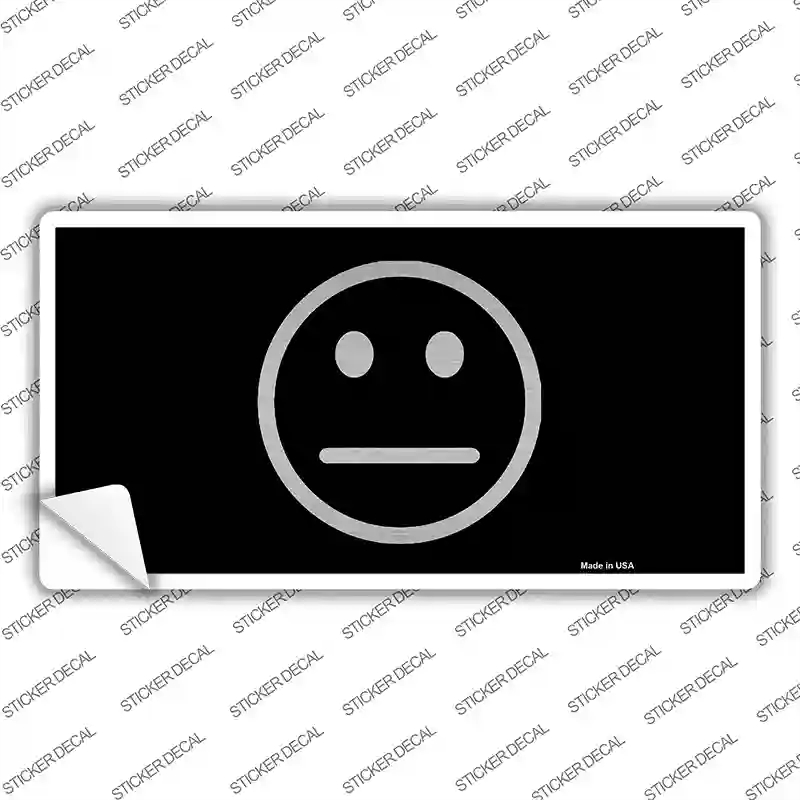 LP-13623s-XL Meh Black Novelty Sticker Decal - Extra Large