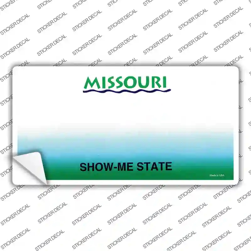 LP-2240s-L Missouri State Blank Novelty Sticker Decal - Large