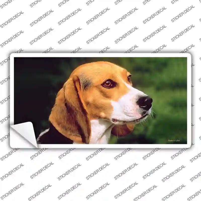 LP-2157s-L Beagle Dog Novelty Sticker Decal - Large