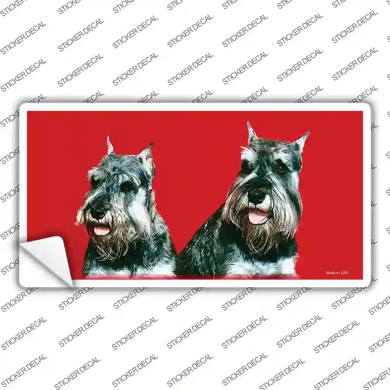 LP-2178s-S Schnauzer Dog Novelty Sticker Decal - Small
