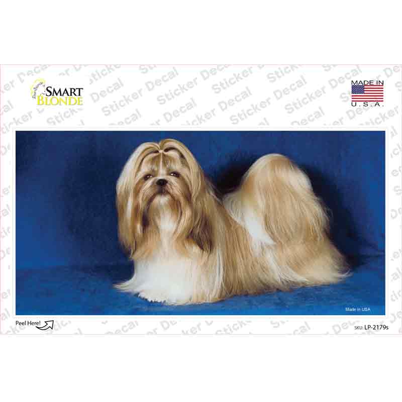 LP-2179s-M Shih Tzu Dog Novelty Sticker Decal - Medium