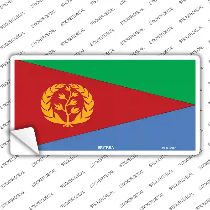LP-4008s-XL Eritrea Flag Novelty Sticker Decal - Extra Large
