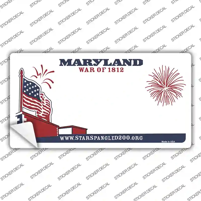 LP-4239s-S Maryland State Novelty Sticker Decal - Small