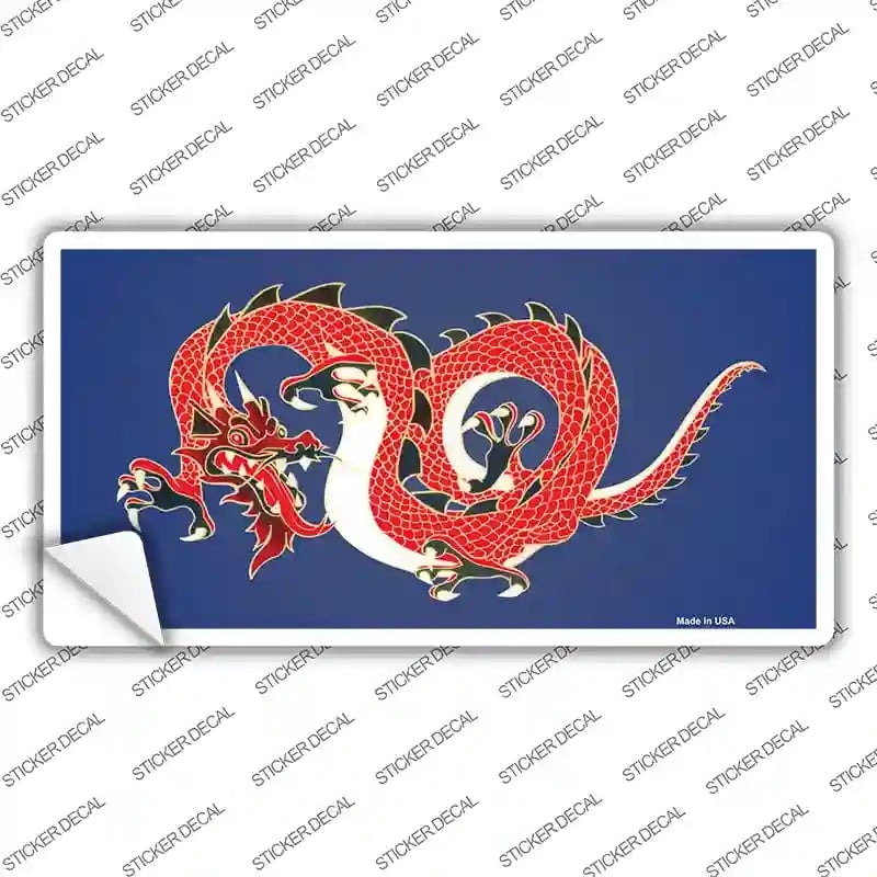 LP-8412s-L Dragon Novelty Sticker Decal - Large