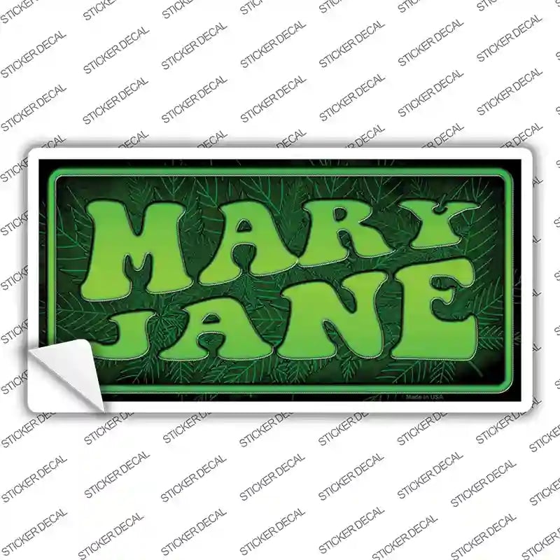 LP-8757s-XL Mary Jane Novelty Sticker Decal - Extra Large