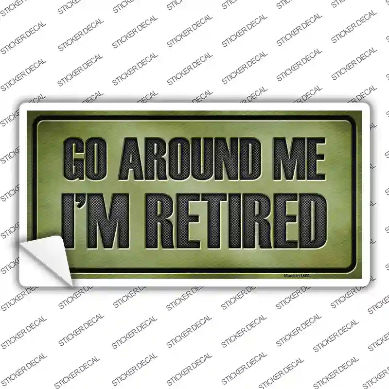LP-8790s-XL Go Around Me Novelty Sticker Decal - Extra Large